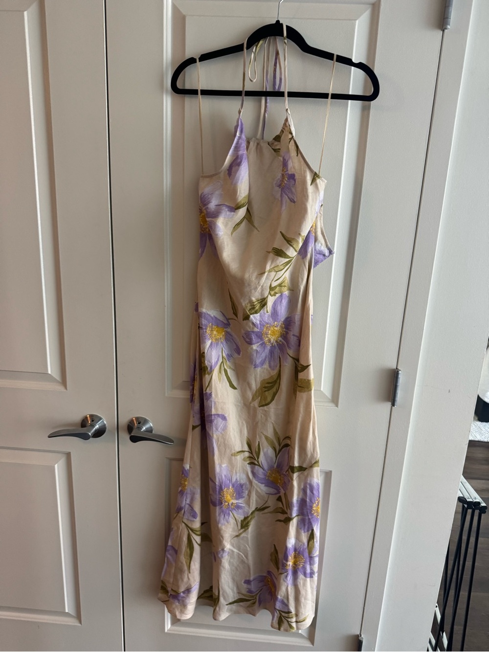 NWT & Other Stories Floral Linen Halter Dress